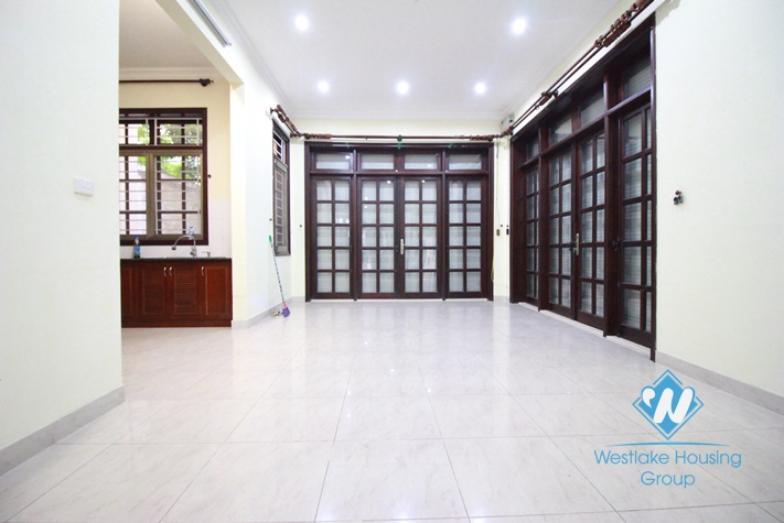 Charming house with small yard for rent in Ciputra, Block D, Tay Ho, Ha Noi